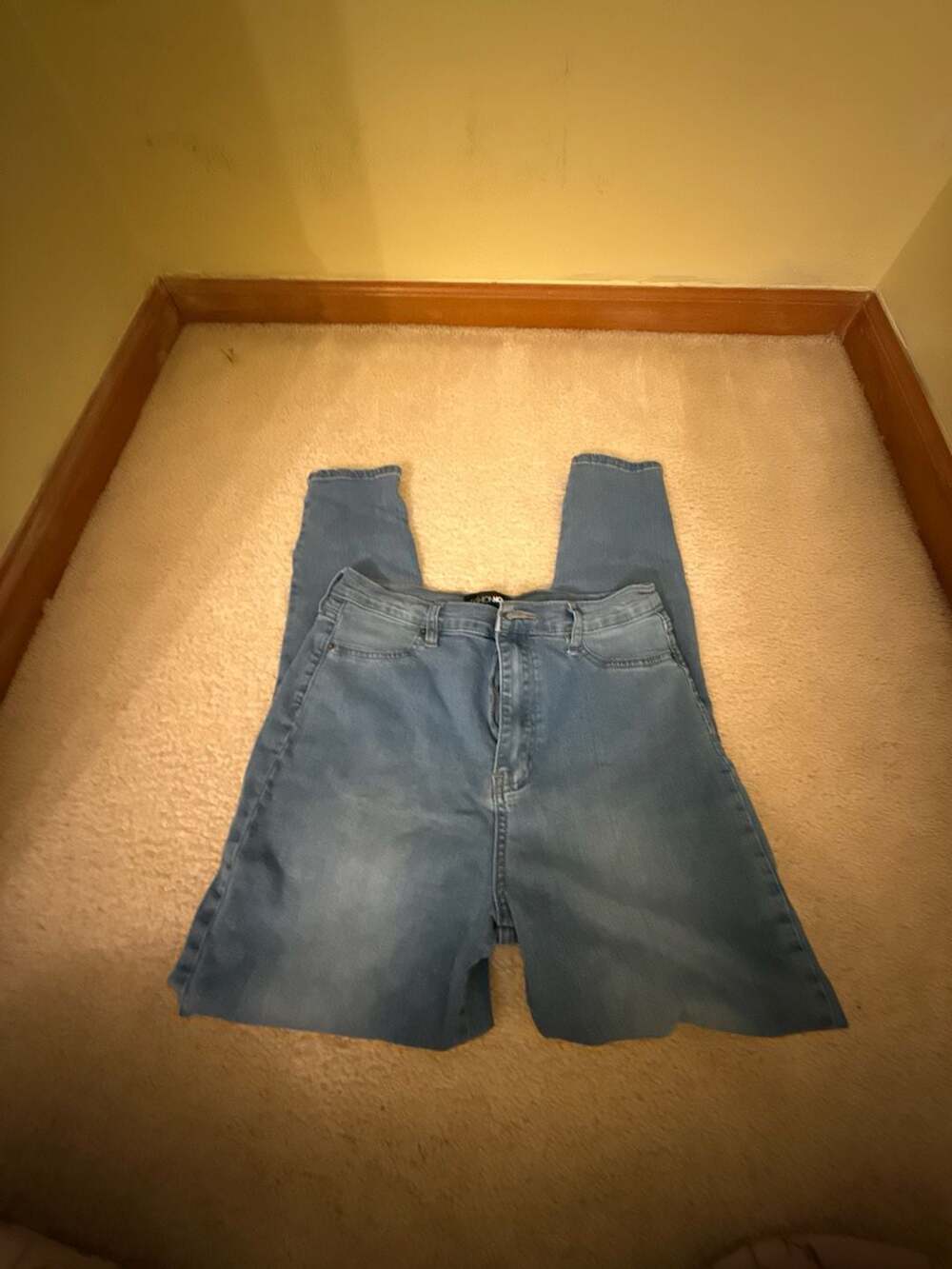 Fashion Nova Skinny Jeans Blue Denim High Waisted